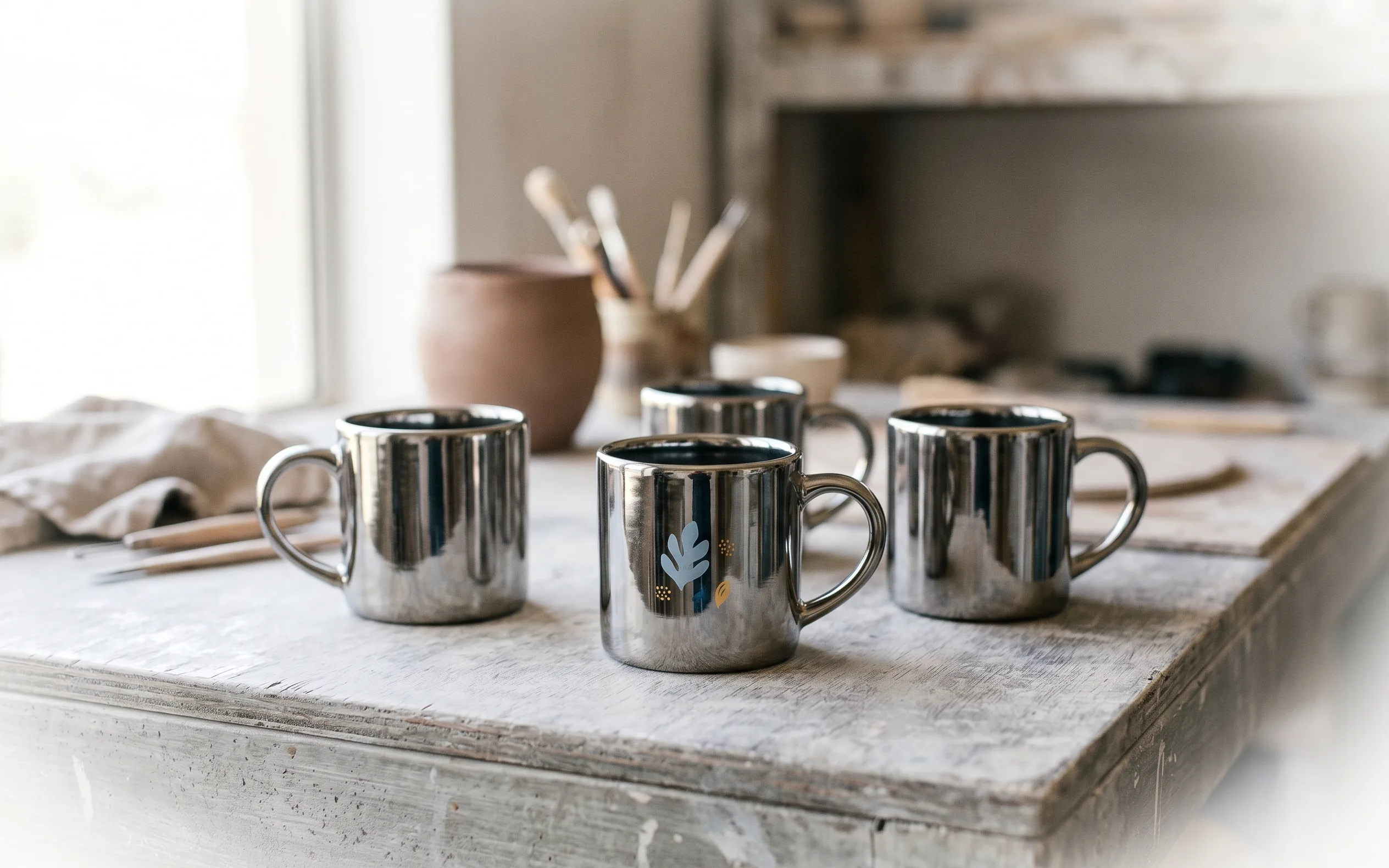 Metallic Mugs